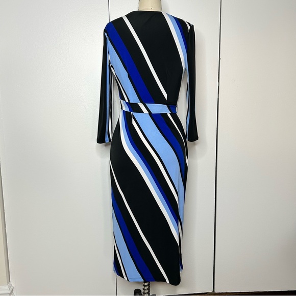 INC International Concepts Faux Wrap Midi Dress - Picture 6 of 11